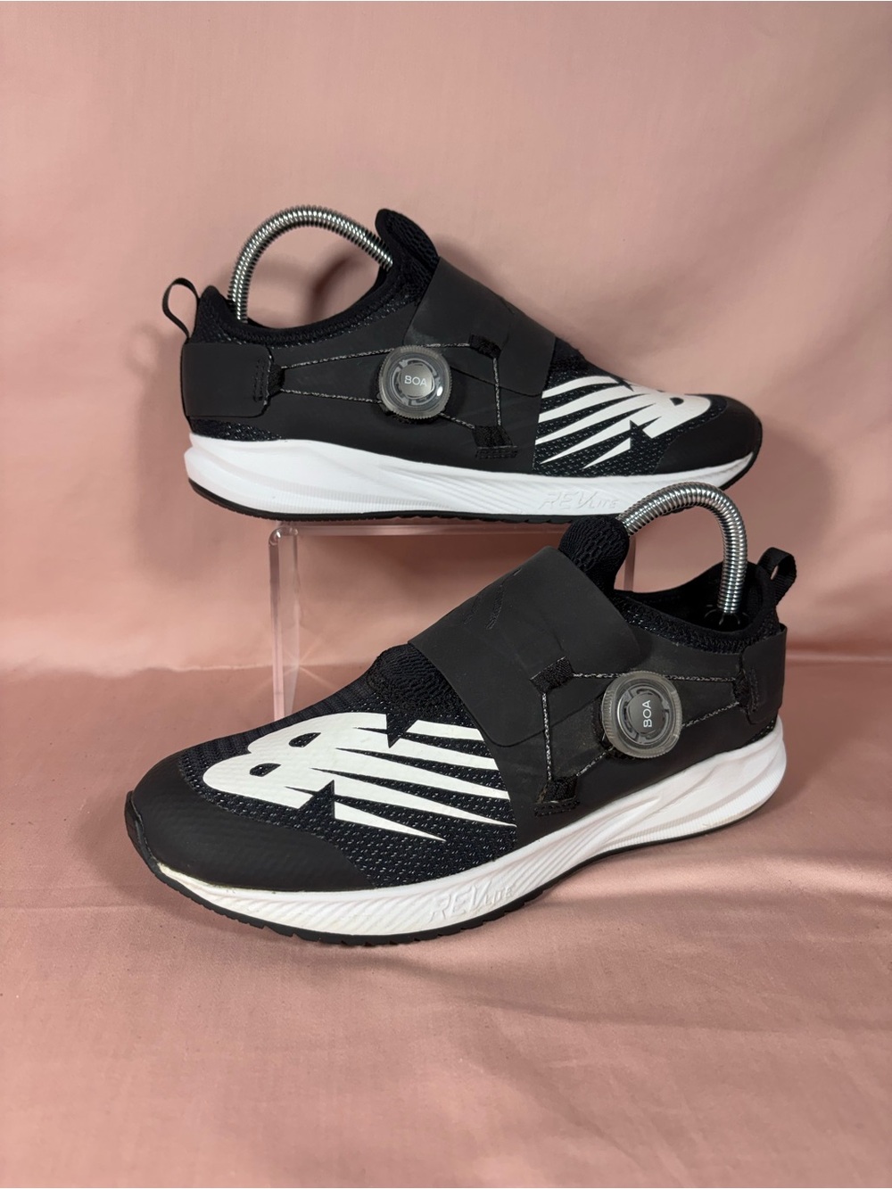 New Balance Fuel Core Reveal BOA Black/White Women's Running Shoes Size 6/CM 24